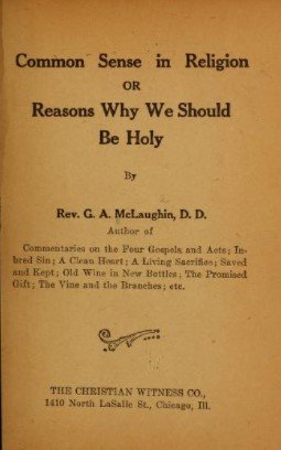 Common sense in religion