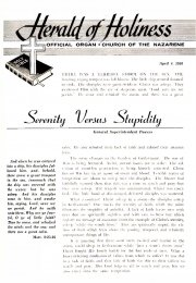 Title Page of Herald of Holiness - April 4, 1956