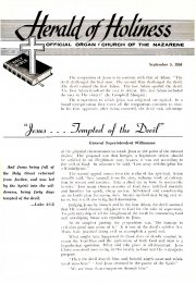 Title Page of Herald of Holiness - September 5, 1956