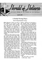 Title Page of Herald of Holiness - April 20, 1955