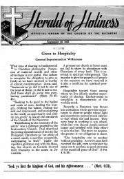 Title Page of Herald of Holiness - September 28, 1955.