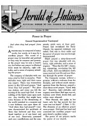 Title Page of Herald of Holiness - October 19, 1955.