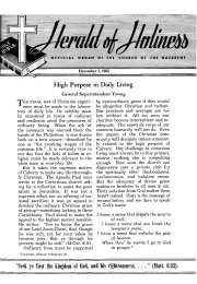 Title Page of Herald of Holiness - December 7, 1955