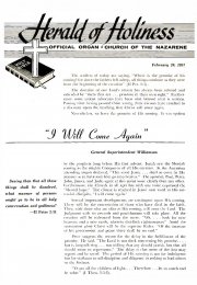 Title Page of Herald of Holiness - February 20, 1957