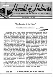 Title Page of Herald of Holiness - June 16, 1954