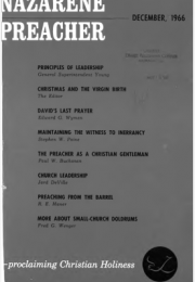 Title Page of Nazarene Preacher