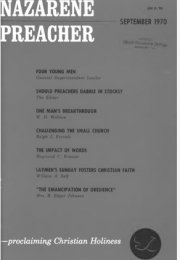 Title Page of Nazarene Preacher