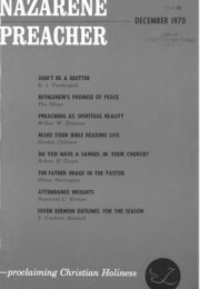 Title Page of Nazarene Preacher