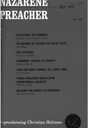 Title Page of Nazarene Preacher