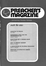 Title Page of Preacher's Magazine
