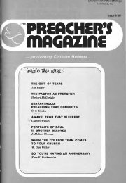 Title Page of Preacher's Magazine
