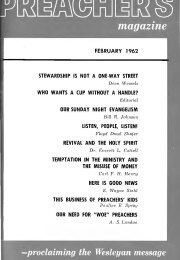 Title Page of Preacher's Magazine