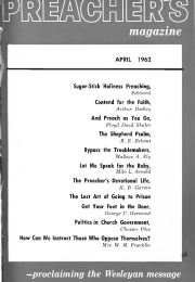 Title Page of Preacher's Magazine