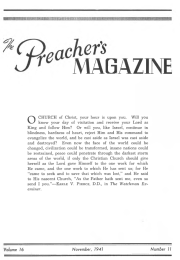 Title Page of Preacher's Magazine