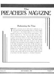 Title Page of Preacher's Magazine