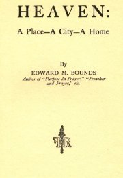Title page image - Heaven a place a city, a home