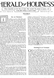 Title Page of Herald of Holiness - July 11, 1917