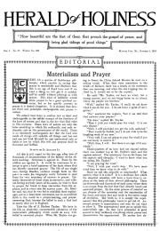 Title Page of Herald of Holiness – October 16, 1918