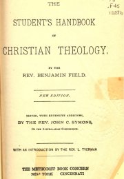Title Page Image of Book - The Student's Handbook of Christian Theology