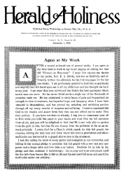Title Page of Herald of Holiness - December 1, 1920