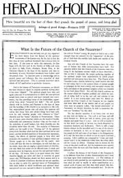 Front page of Herald of Holiness - September 12, 1923