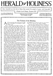 Front page of Herald of Holiness - February 6, 1924