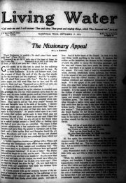 Living Water, September 17, 1914