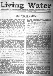 Living Water, November 9, 1916