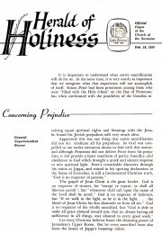 Herald of Holiness - February 19, 1958