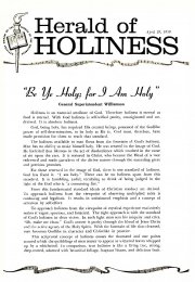 Herald of Holiness - April 22, 1959