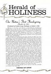 Herald of Holiness - November 18, 1959