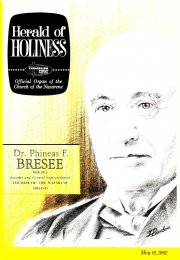 Herald of Holiness - May 16, 1962