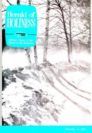 Herald of Holiness - December 11, 1963