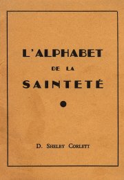 L'alphabet de la sainteté