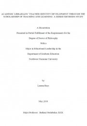 Academic librarians' teacher identity development through the scholarship of teaching and learning: a mixed methods study