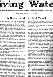 Living Water, June 29, 1916