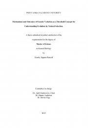 Mechanisms and Outcomes of Genetic Variation as a Threshold Concept for Understanding Evolution by Natural Selection