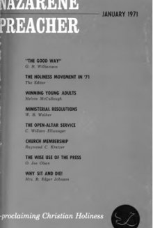 Title Page of Nazarene Preacher