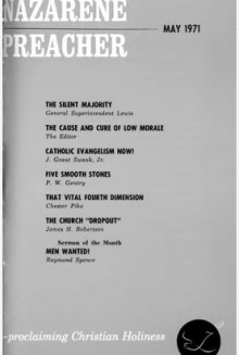 Title Page of Nazarene Preacher
