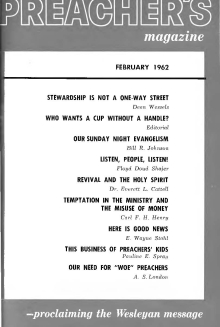 Title Page of Preacher's Magazine