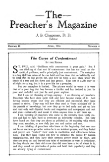 Title Page of Preacher's Magazine