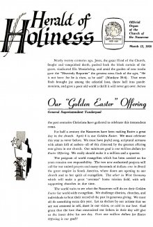 Herald of Holiness - March 12, 1958