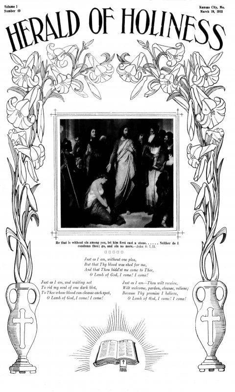 Title Page of Herald of Holiness - March 19, 1913