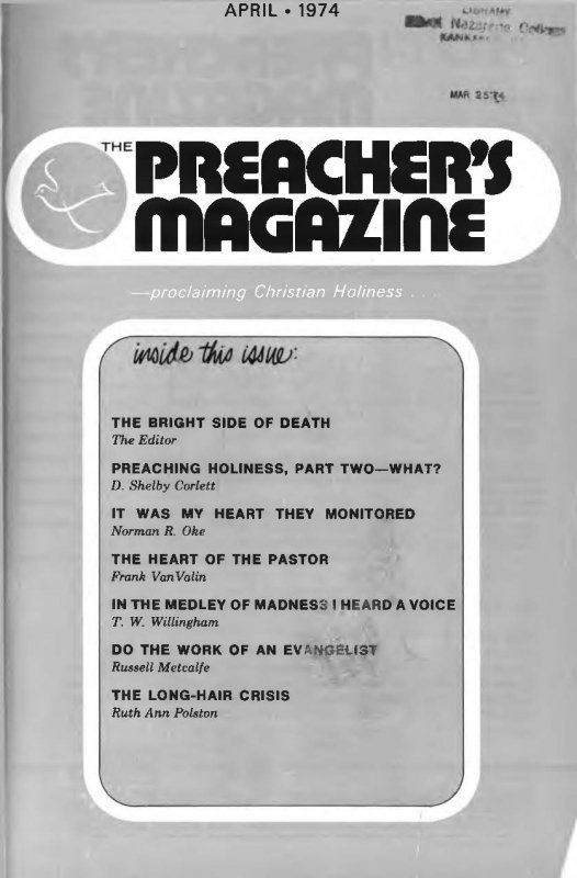 Title Page of Preacher's Magazine