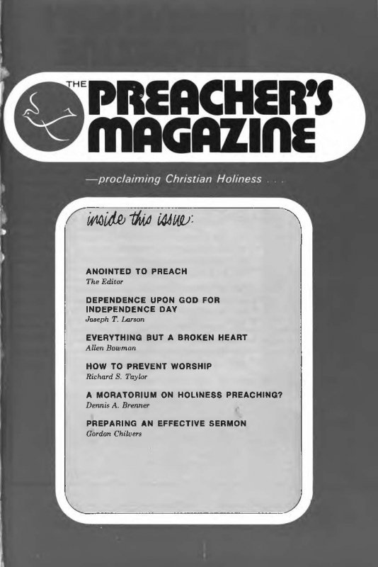 Title Page of Preacher's Magazine