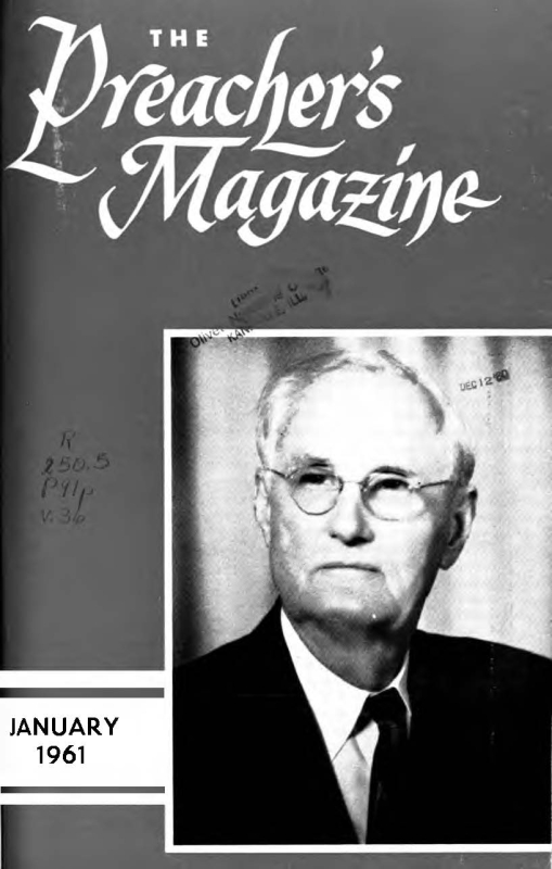 Title Page of Preacher's Magazine Photo of WD McGraw