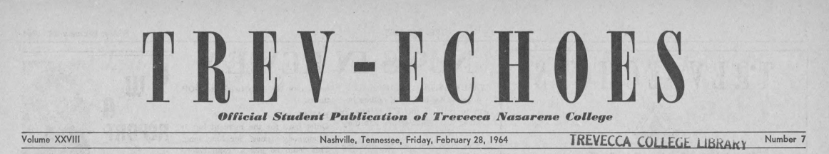 1963-1964 Masthead