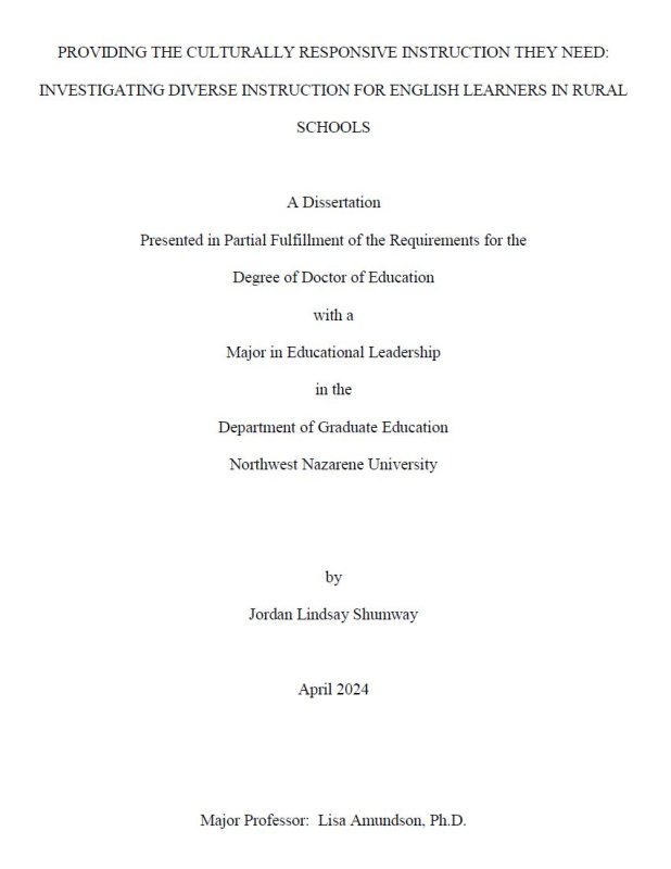 Dissertation title page