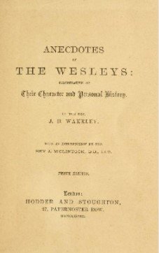 Anecdotes of the Wesleys