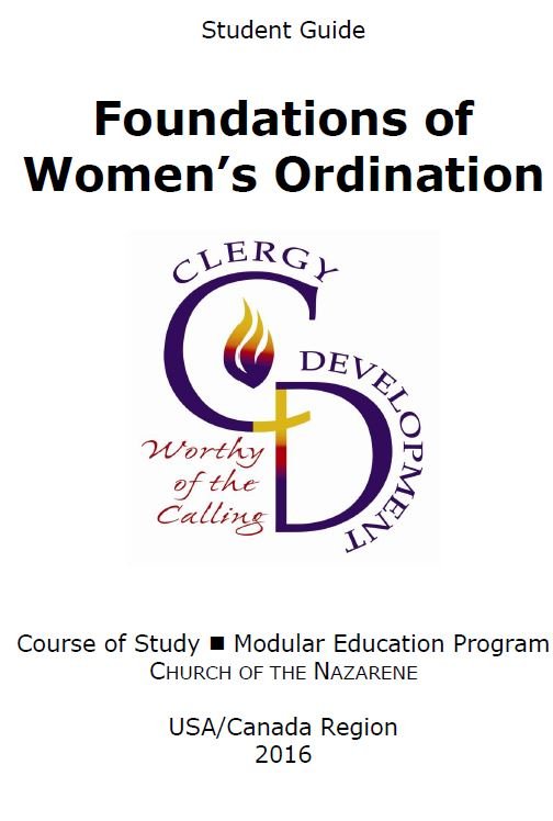 Modular Course of Study: Foundations of Women's Ordination (student guide)